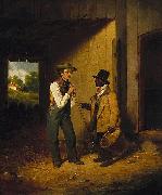 Francis William Edmonds All Talk and No Work Spain oil painting artist